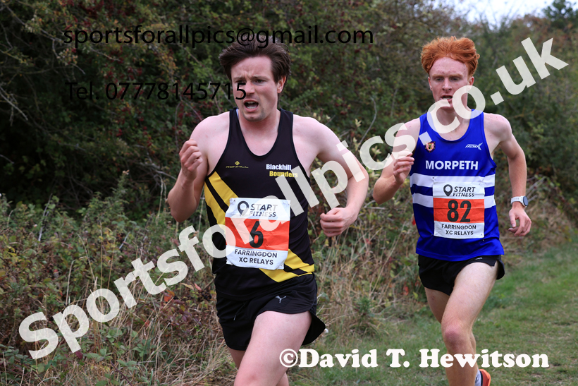 Senior Mens Relay, 2025 Farringdon Cross Country Relays, Sunderland. Photo: David T. Hewitson/Sports for All Pics